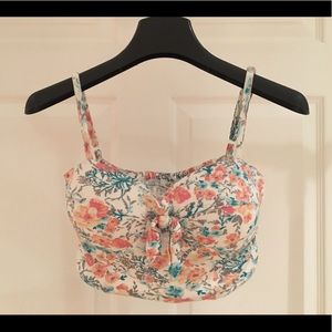 American Rag Floral Crop Top